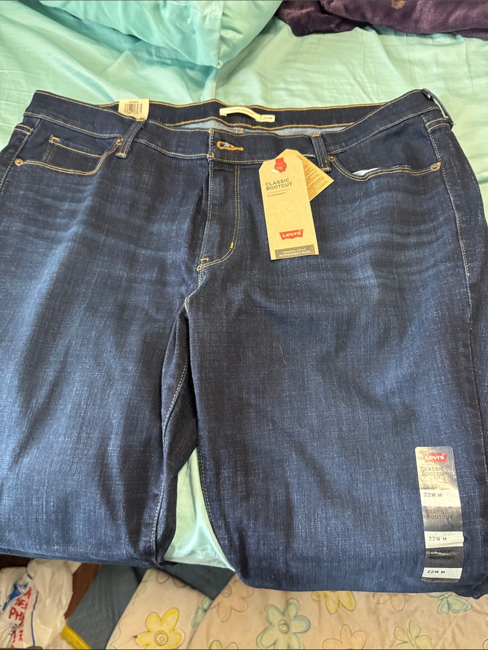 Levi's Dark Indigo Classic Bootcut Jeans